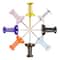 JAM Paper Premium Standard 8 Color Push Pin Set